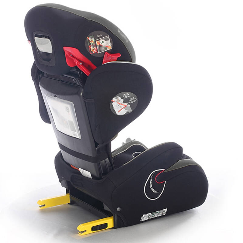 kiddy 安全座椅 领航者fix 带isofix接口 靠背四挡调节 儿童汽车安全