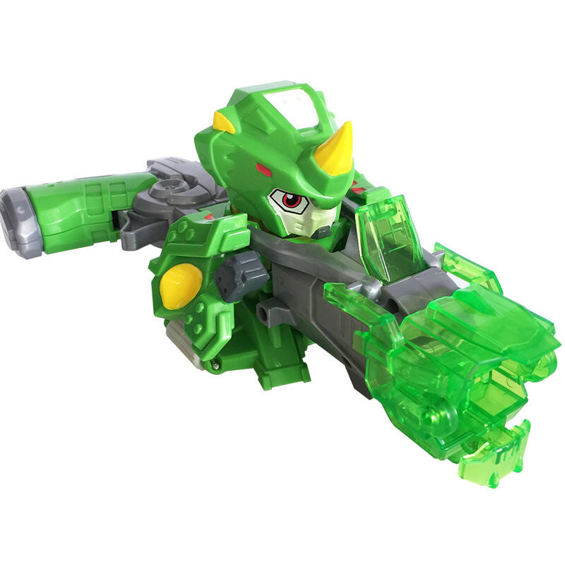 艾力达激战奇轮2机器人动漫玩具 狂犀神枪套装80081