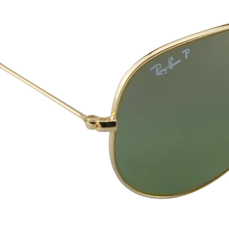 雷朋rayban飞行员系列男女款偏光太阳镜rb3025 001/m4 浅绿色镜片