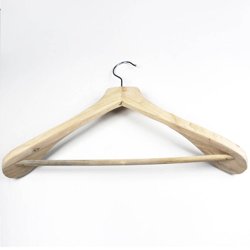 舒康纯天然香樟木衣架 防虫 抗蛀 除臭 香味持久 宽肩衣架(加宽型) 1