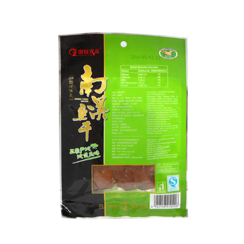 国砫 山椒豆干 70克