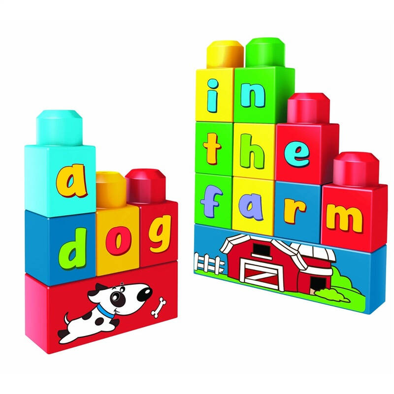 美高(mega) 08491 小袋装积木 -30片 字母积木 京东自营