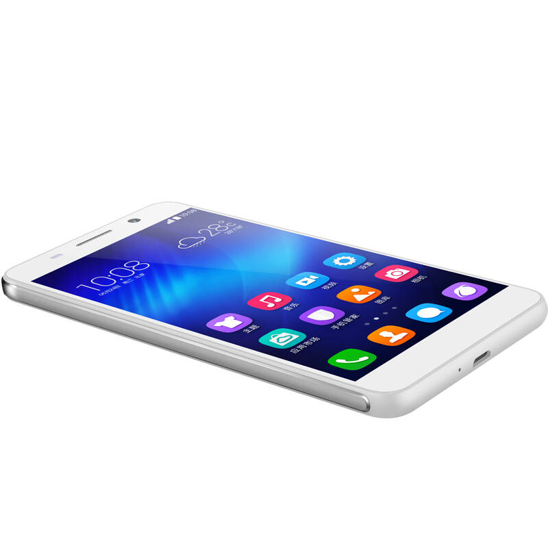 【移动购机赠费】荣耀 6 (h60-l03) 3gb内存标准版 白色 移动4g手机