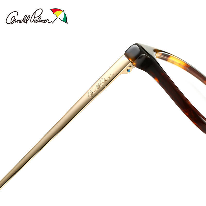 花雨伞近视眼镜框女款 板材框光学眼镜架 ap14042 c41茶玳瑁