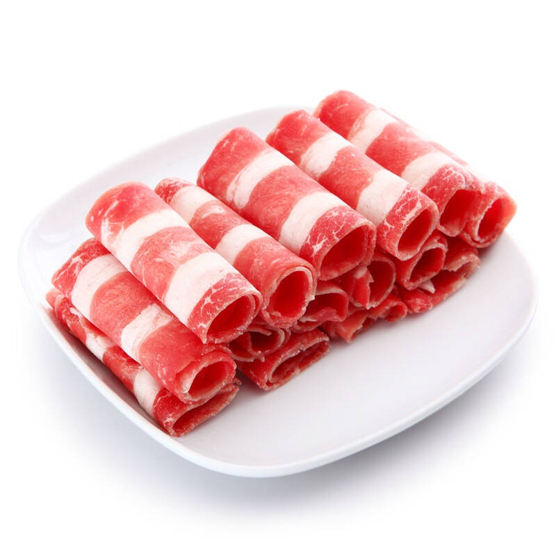 围巾人 澳大利亚 精选肥牛卷 谷饲 压制切片 300g/盒