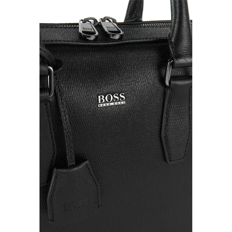boss 2015秋冬男士牛皮通勤公务包 sortic 50297357001 黑色 f