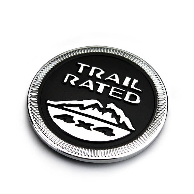 jeep国产自由光雪山标 切格瓦拉人头标 吉普尾门标改装金属车标 雪山