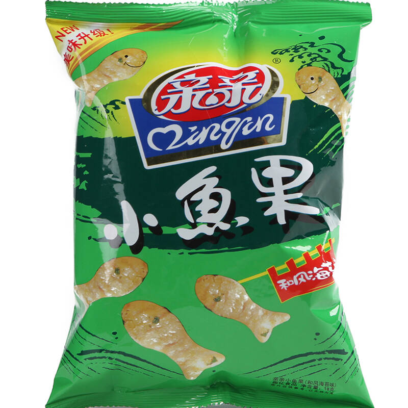 亲亲小鱼果(和风海苔味)18g
