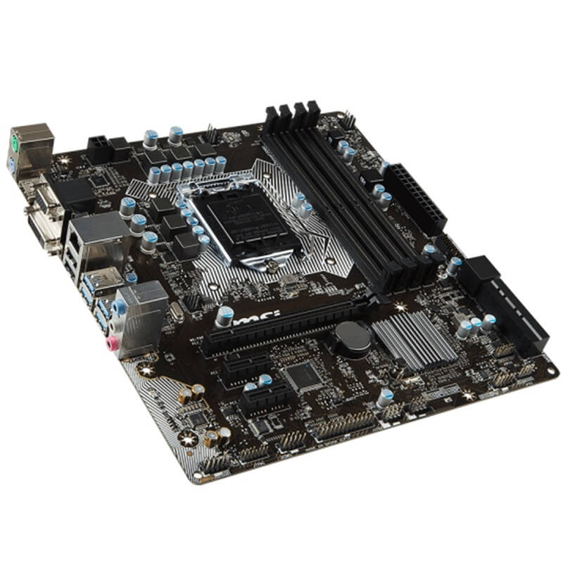 微星(msi)b150m pro-vdh主板 (intel b150/lga 1151)