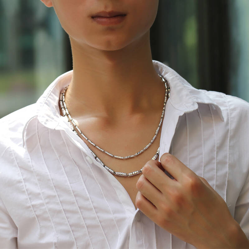 永相随 英伦风尚 925银男士项链 银项链生日礼物 时尚经典韩版 3mm*