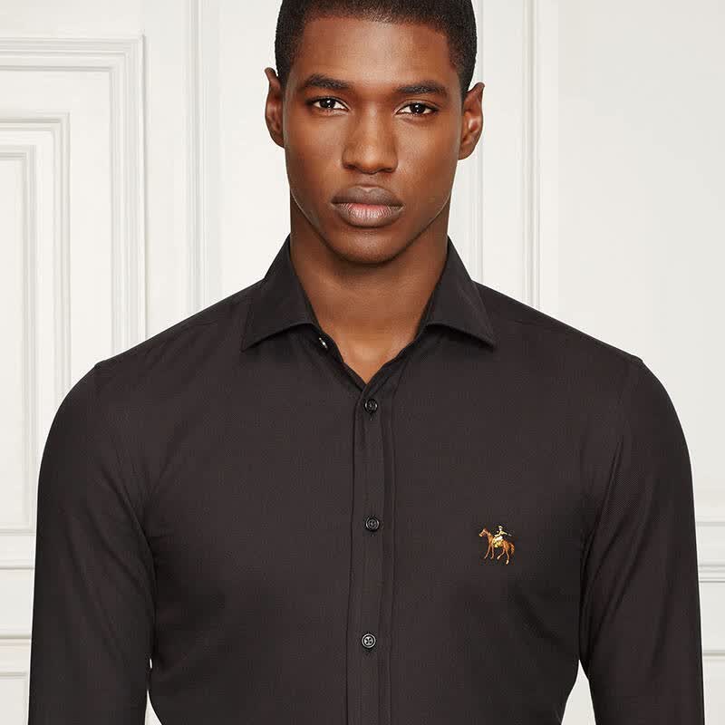 polo ralph lauren/拉夫劳伦 高端紫标系列男士时尚长袖衬衫67831086