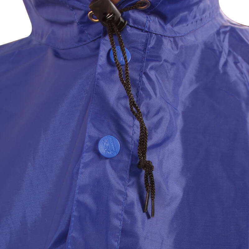 自营 天堂伞 加大加长电动车夜光条拒水雨衣雨披 均码 宝兰 n130