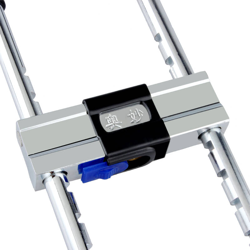 奥妙(aomiao)b65抗剪玻璃门锁 双门双开办公室商铺门锁 超b级锁芯u型