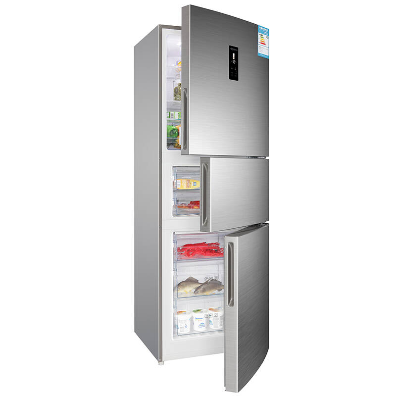 美菱(meiling) bcd-235we3cx 235升 三门冰箱 电脑控温 风冷无霜 节能