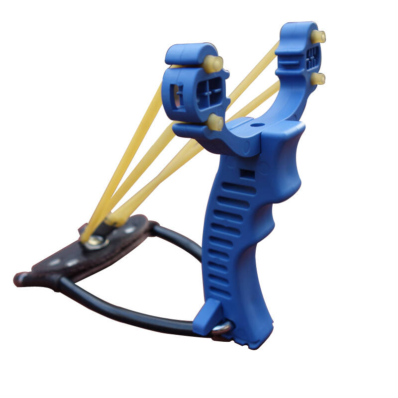 强化塑胶超轻弹弓 蓝追星竞技弹弓