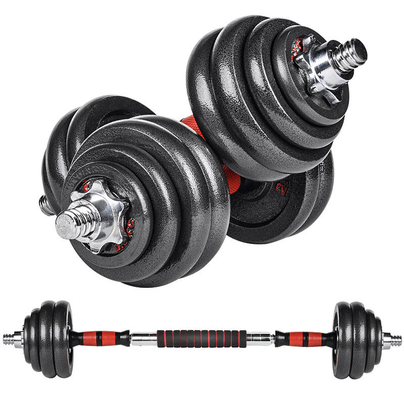 双牌 健身器材可拆卸组合男士烤漆哑铃30公斤kg 礼盒装 - 京东