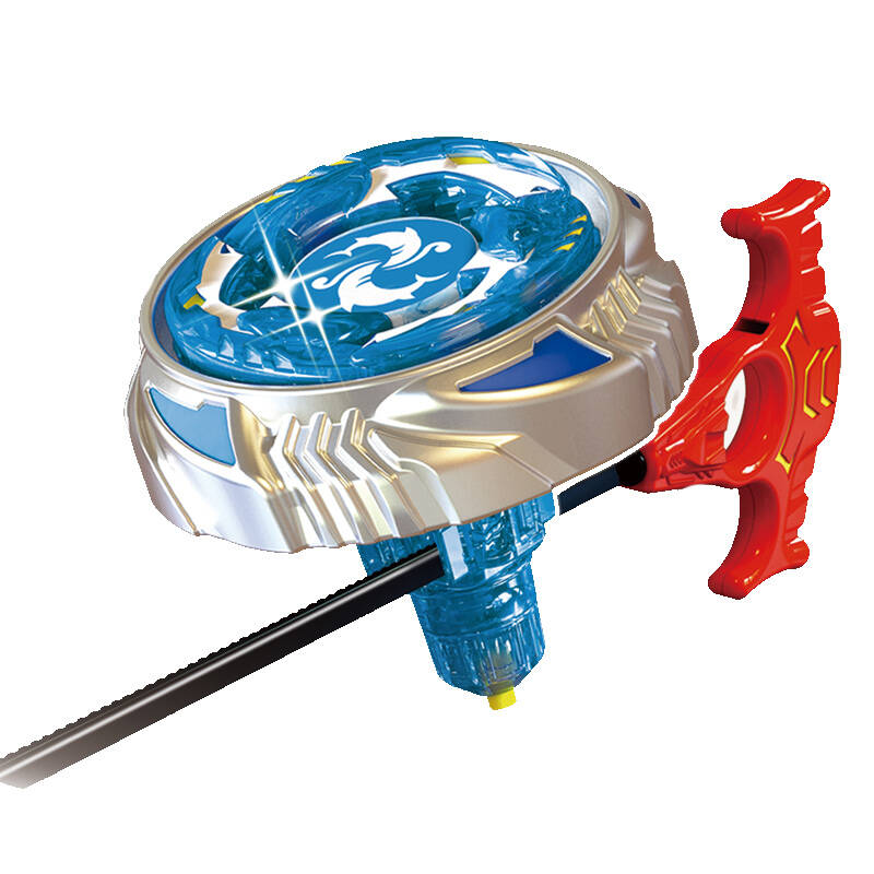 创想超绝版魔幻陀螺 驭星对战陀螺套装儿童玩具 单只超绝-灭魂飞鲨