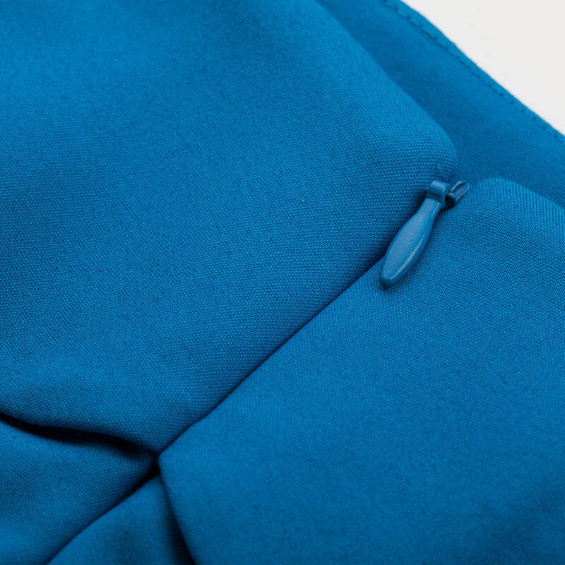 秋装专柜正品新款女装一步裙时尚通勤款修身包臀蓝色短裙 艳蓝色9213