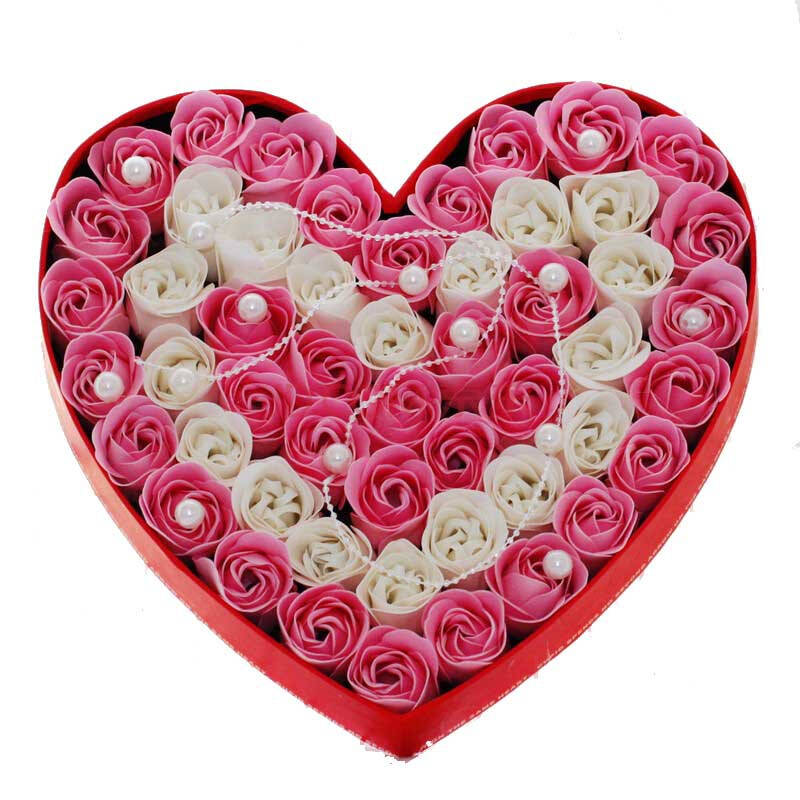 爱唯一情人节礼物 香皂花玫瑰礼盒 送女生老婆生日节日礼物 求爱表白