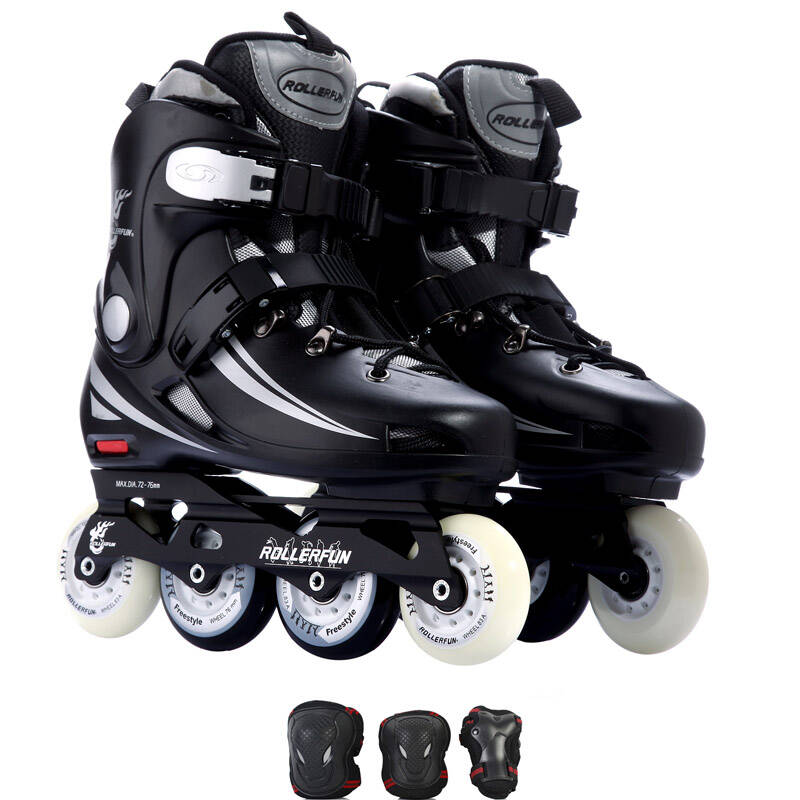 rollerfun旋风二号加强版 旋2平花鞋 成人专业花式轮滑鞋 花样溜冰鞋