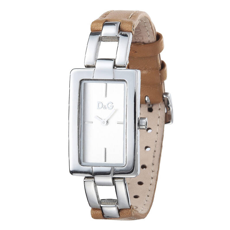 dg褐色方形淑女腕表