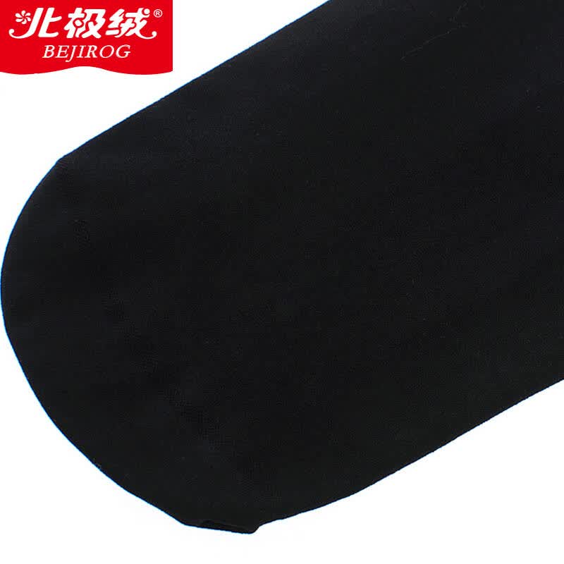 北极绒丝袜 80d天鹅绒防勾丝连裤袜 黑色1条装 均码