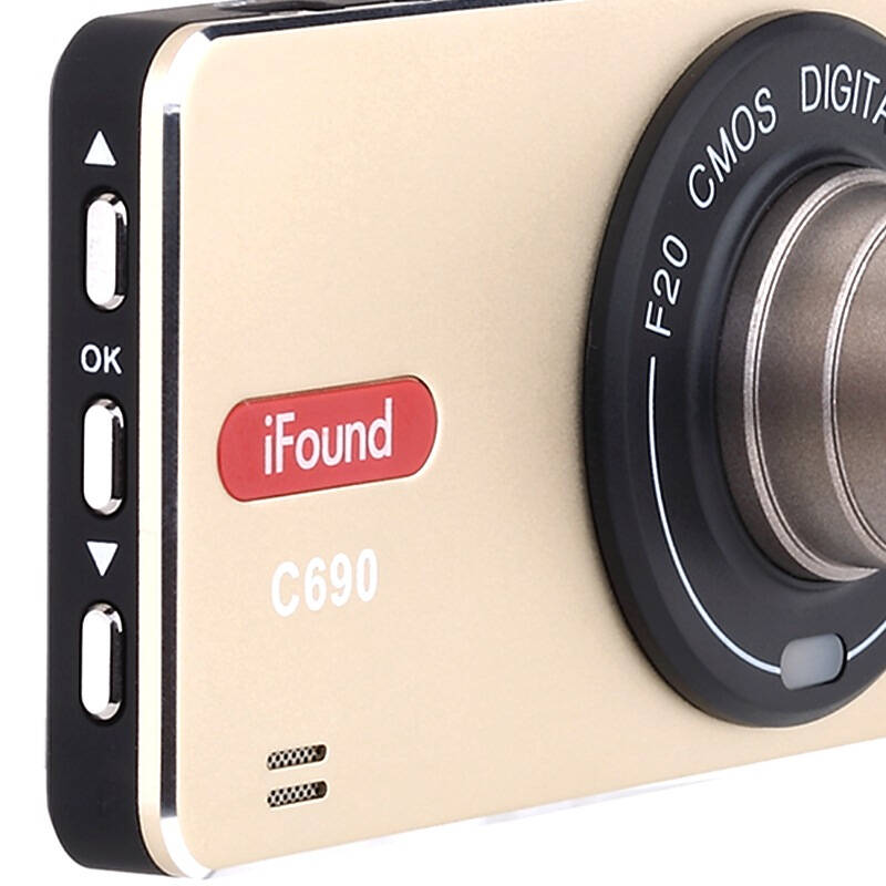 方正(ifound)c690 行车记录仪 1080p高清夜视超广角 停车监控迷你一体