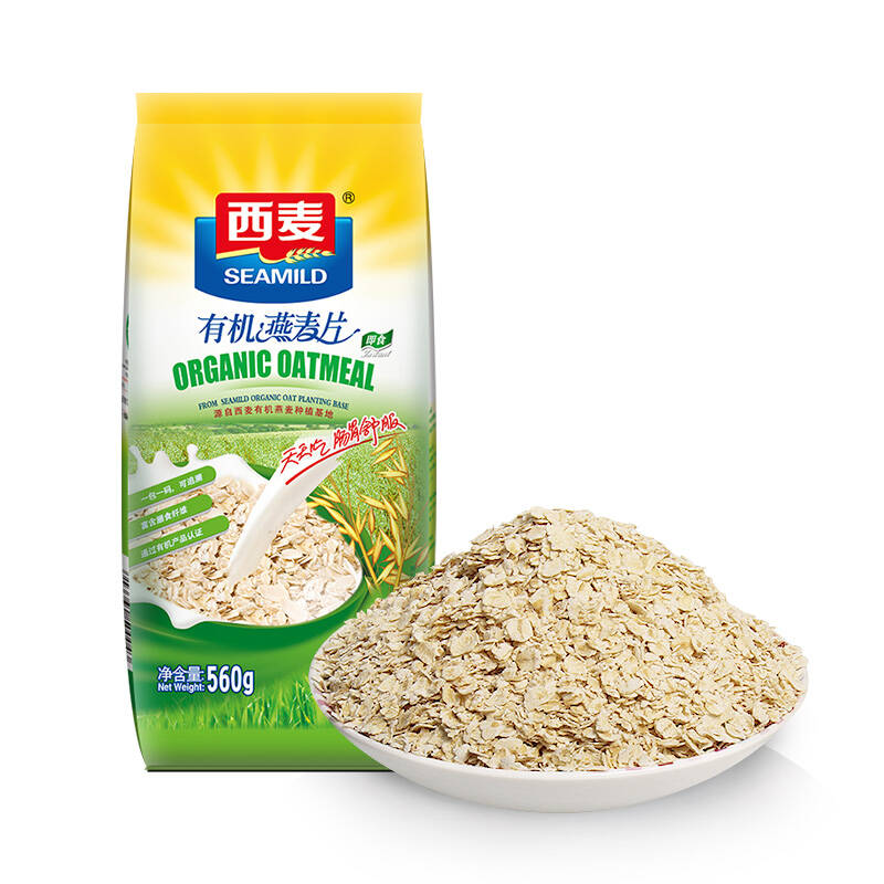 西麦 有机燕麦片560g*2袋