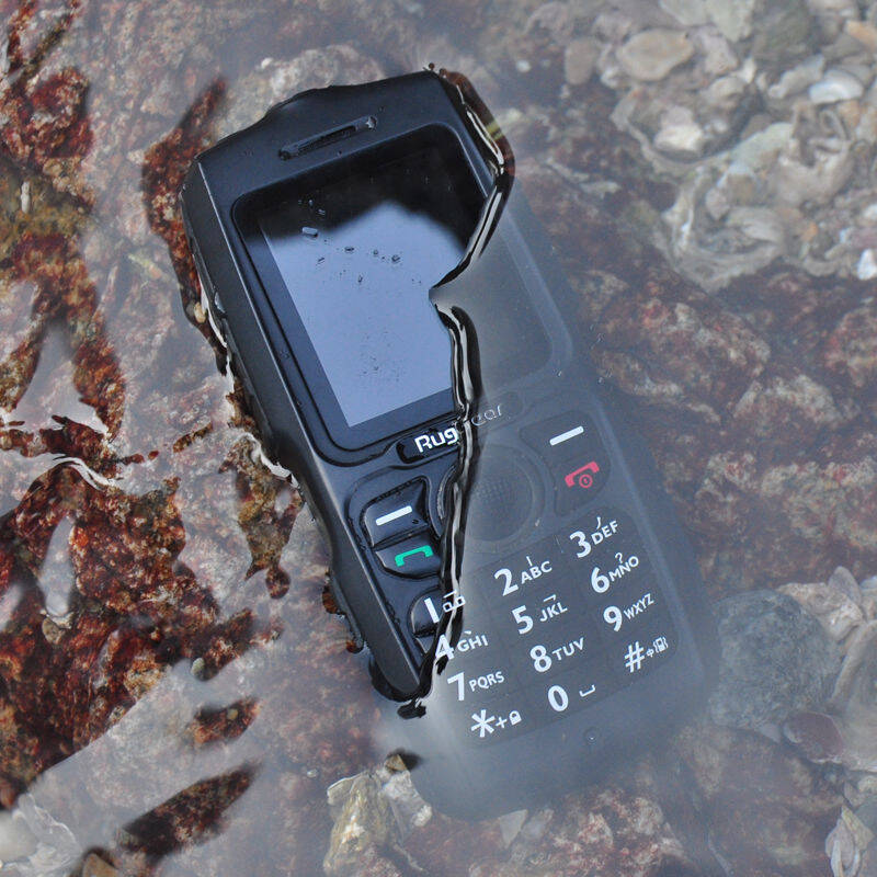朗界(ruggear)rg100 三防手机 移动/联通2g 反恐黑 户外运动手机 双卡