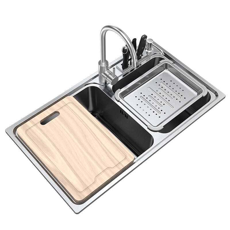 vatti华帝 水槽双槽304不锈钢洗菜盆 洗碗盆厨盆 套餐加厚