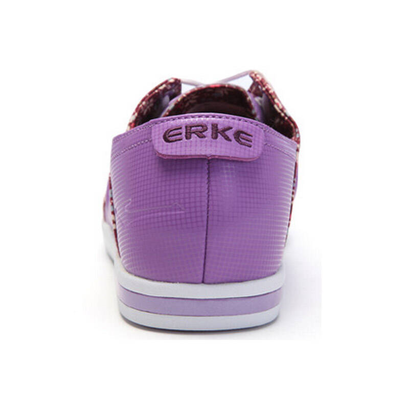 鸿星尔克女鞋休闲鞋防滑耐磨休闲运动鞋qc 熏衣紫 37