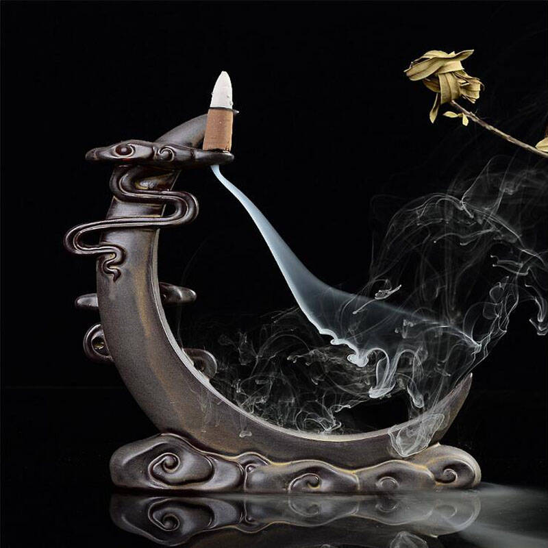 王朝记忆 陶瓷倒流香炉 香插香道用品 香炉倒流工艺礼品摆件送领导送