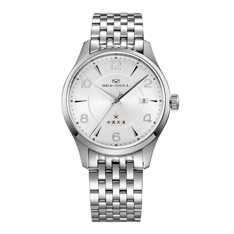 海鸥(seagull)手表 新款机械表男表五星系列60周年纪念表商务机械表