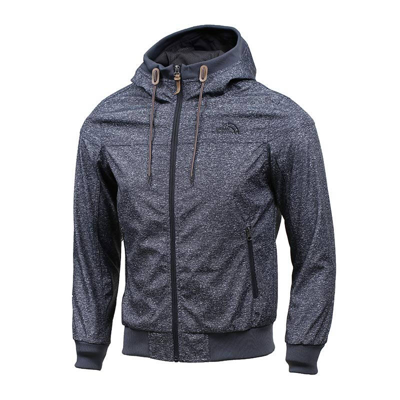 361度男装运动夹克秋季时尚连帽开衫男361时尚运动外套j 黑 l