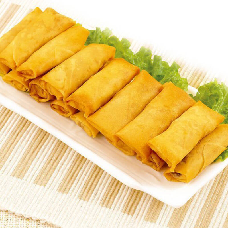 鲜聚汇 万正三丝春卷900g/袋 36枚 半成品 外酥