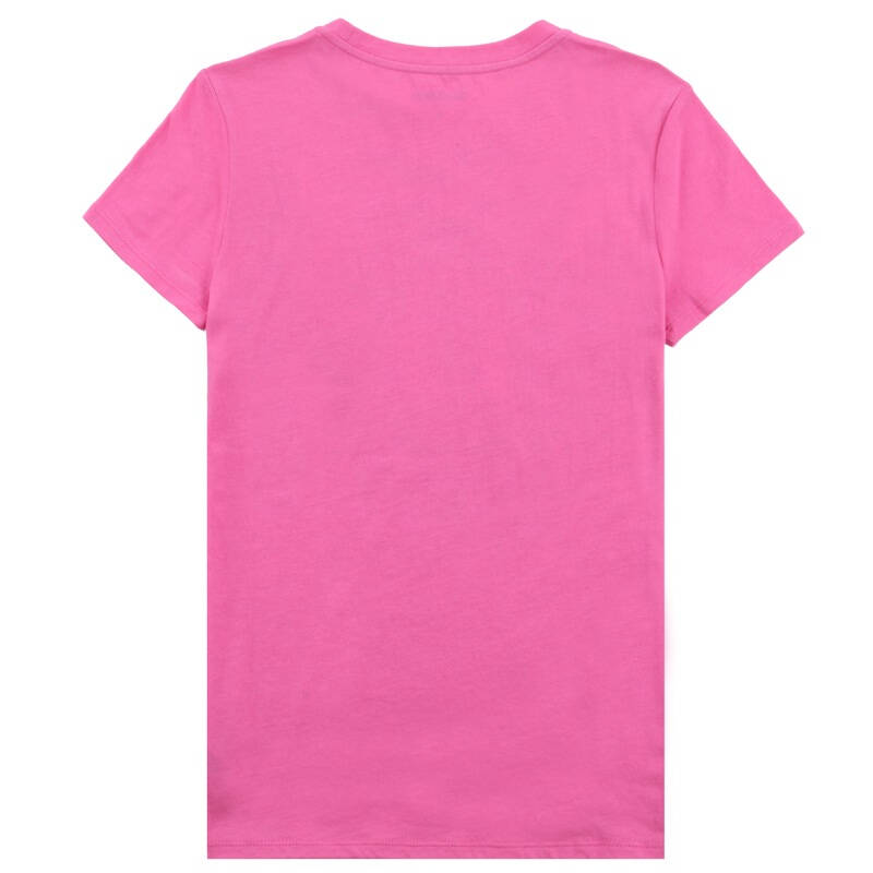 juicy couture 橘滋 logo配花环图案粉色修身t恤 l码 jg001296 670