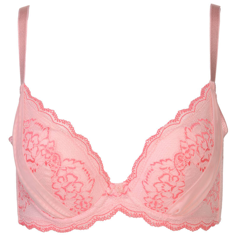 奥黛莉audrey 春装新款聚拢上托文胸 蕾丝花边网纱中厚调整型内衣