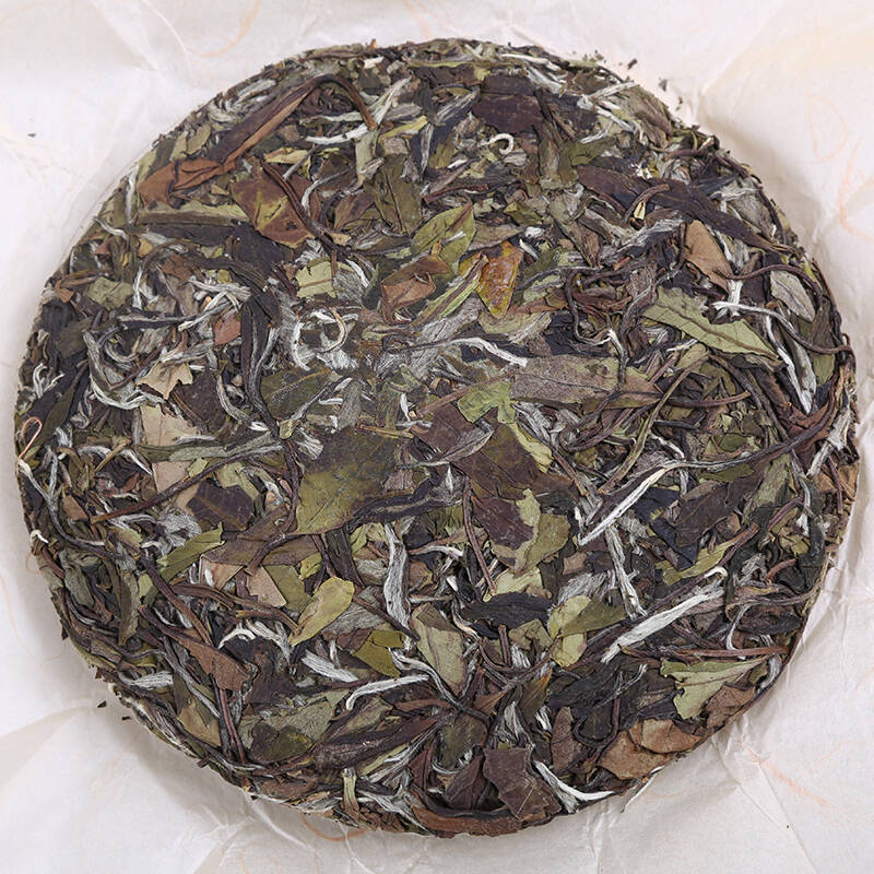 八马茶叶 福鼎白茶白牡丹茶饼袋装250克