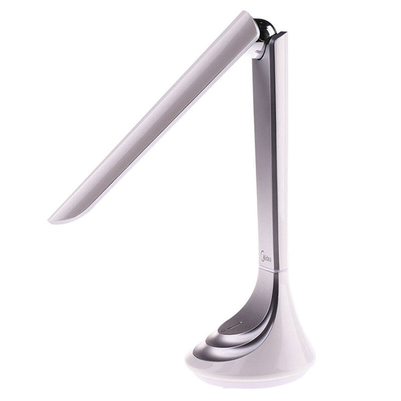 美的midea led台灯阅读灯学生工作卧室灯带储电功能 白色 简致