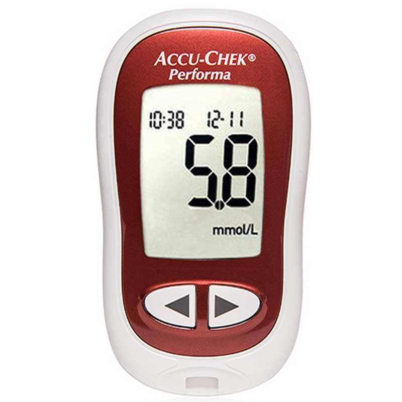 罗氏(roche)血糖仪 罗康全卓越型(内附50片试纸和采血针)