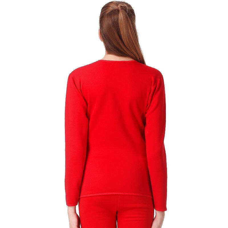 南极人 女士铂金羊毛竹炭黄金甲加厚保暖内衣套装 ny9184 女款黑色 m