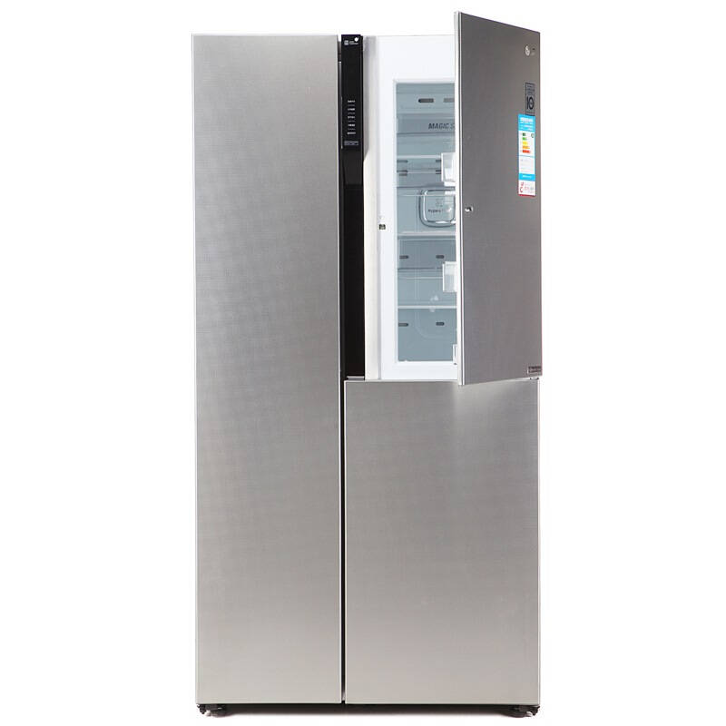 lg gr-m2378jry 622升 线性变频 风冷无霜 对开门冰箱 门中门(钛空银)