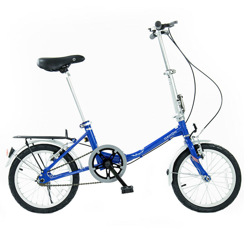 dahon大行折叠车16寸单速休闲自行车男女式学生折叠单车up510 丽面蓝