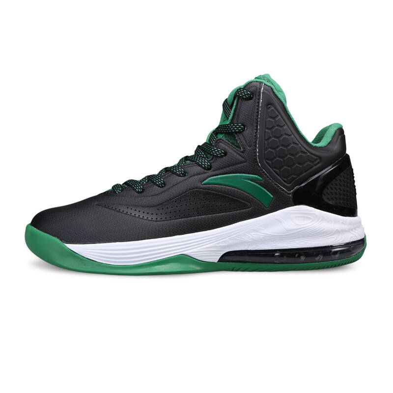 安踏男鞋2015秋冬季新款高帮防滑篮球鞋nba战靴运动鞋11541103 黑-3