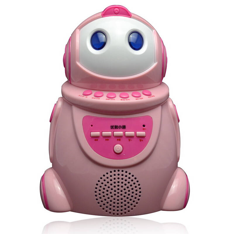 优教小通(uiq robot) xt828 全声控智能小通早教机器人 粉红色