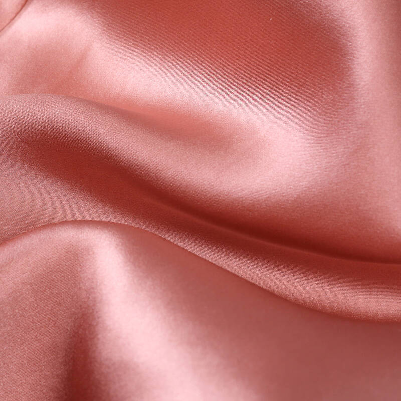 金三塔真丝刺绣花边睡衣套ysf5b416 浅赭石红l