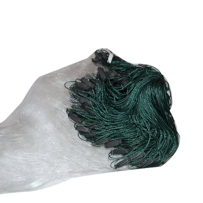 凡森渔网粘网丝网黏网挂网青鱼草鱼鲢鱼捕鱼工具沉网 5指三层2.