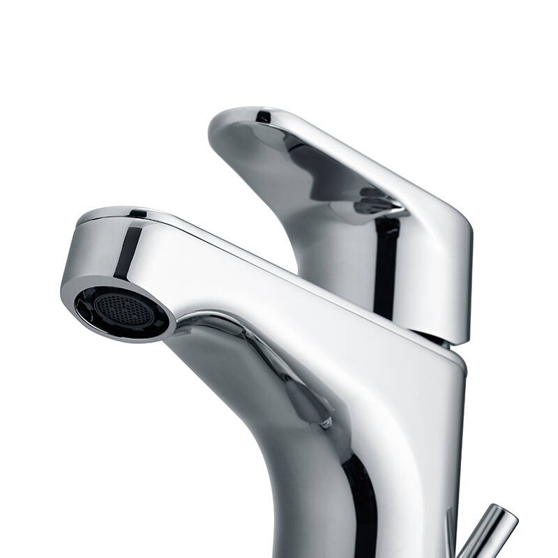摩恩(moen) 55121 面盆洗脸盆单孔铜水龙头 提拉落水【图片 价格 品牌