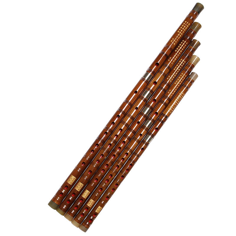 笛子 特级精品考级竹笛专业演奏苦竹笛 横笛乐器 演奏考级笛 大g调