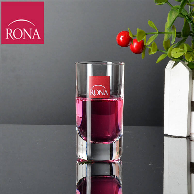 捷克rona诺纳无铅人造水晶玻璃 果汁杯开水 洋酒杯 威士忌杯 果汁杯 